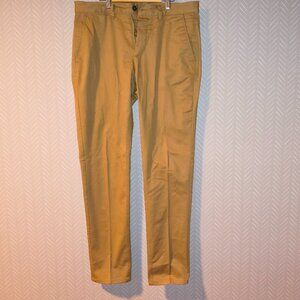 Zara brown khaki chinos pants slim fit 32